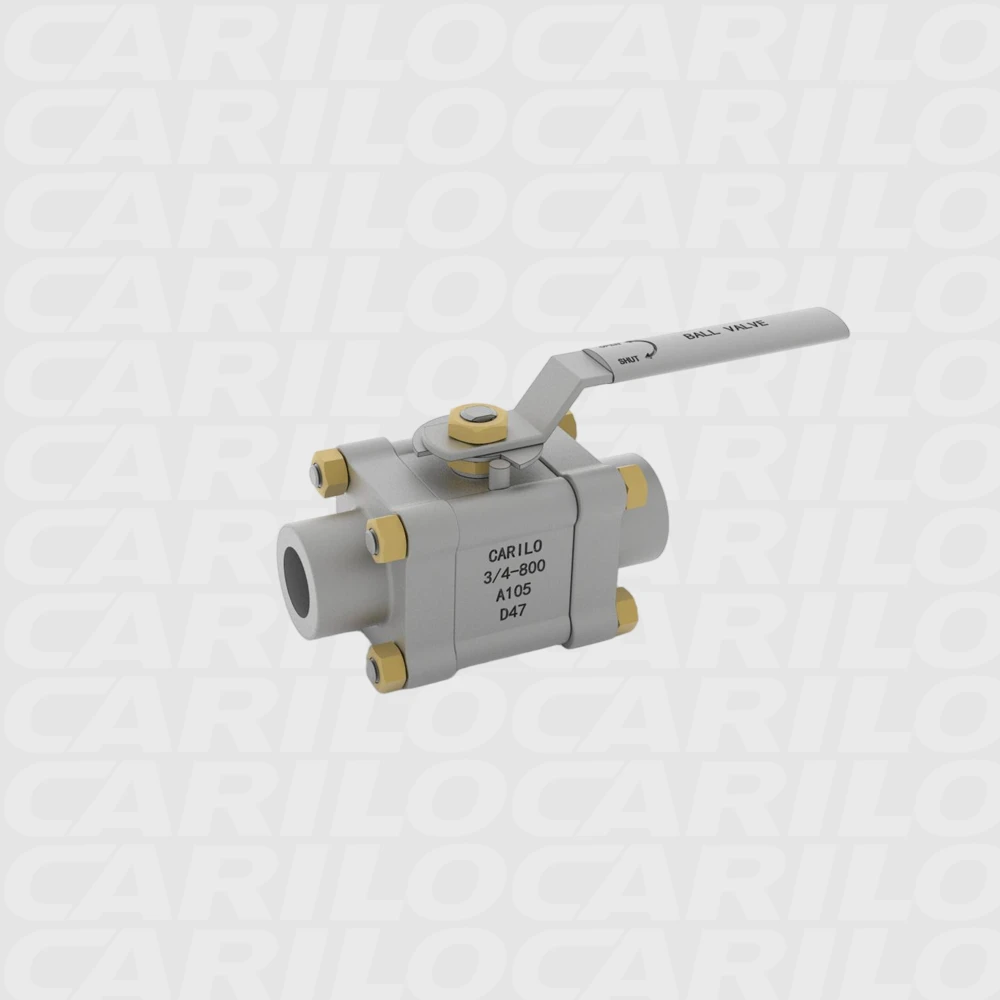 Heavy Duty Small Port Ball Valve - Three Piece Design